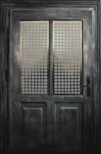 The doorstep, acrylics on canvas, 180x110, 2017